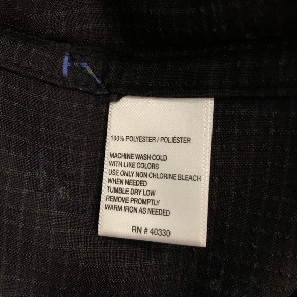 Haggar Black Martini Print Short Sleeve Shirt - Picture 7 of 8